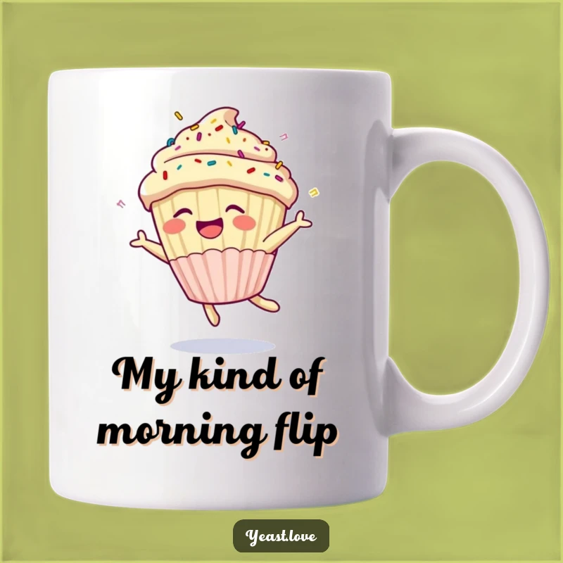 Funny Cupcake Somesault Mug: A Hilarious Treat for Dessert Lovers
