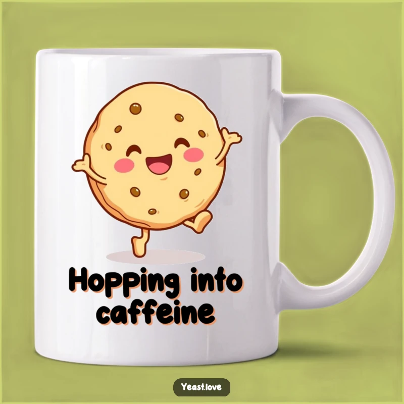 Funny Cookie Hop Mug: Start Your Day with a Smile and Sweet Cheer