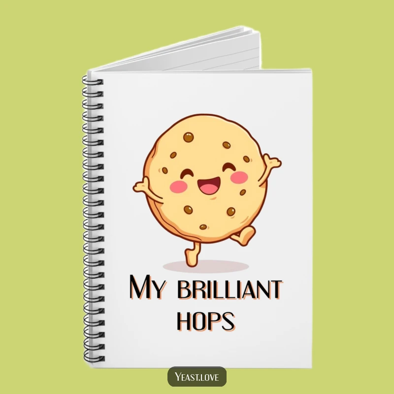 Funny Cookie Hop Notebook: Jot Down Ideas with Sweet Cheer